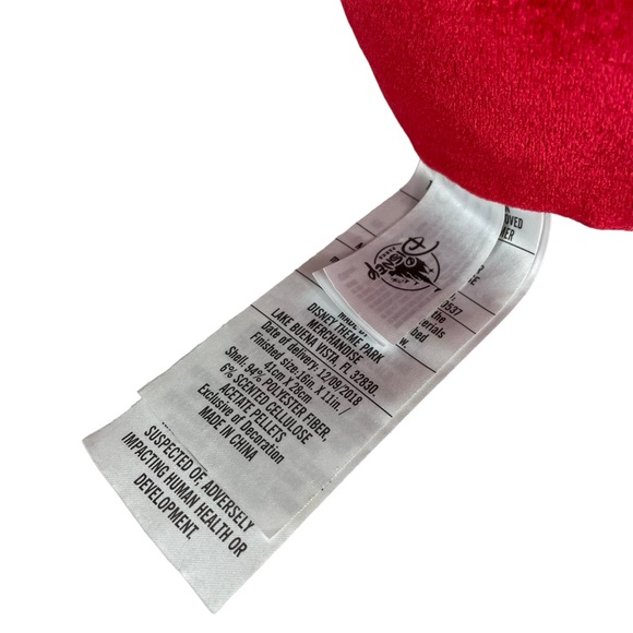 Disney Parks Dole Whip Scented Large Sized Squishy Stuffed Plush Dead-stock Tags - Picture 6 of 15